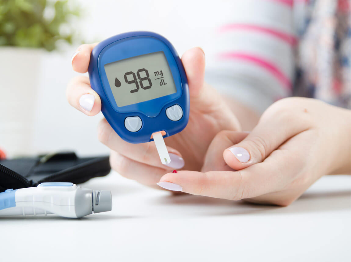 Diabetiker – Blutzuckermessung 