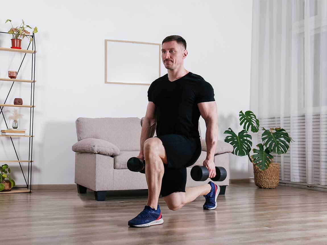 Mann &ndash; Krafttraining zu Hause