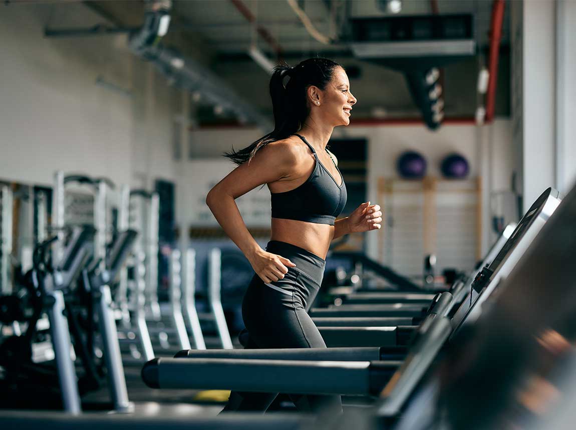 Frau &ndash; Cardio-Training, Laufen 