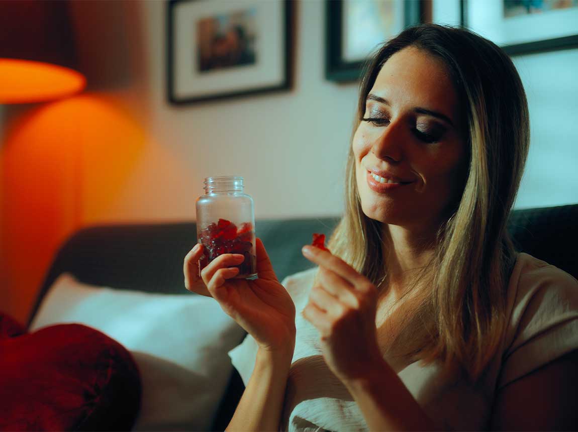 Frau &ndash; Vitamine in Gummib&auml;rchen  