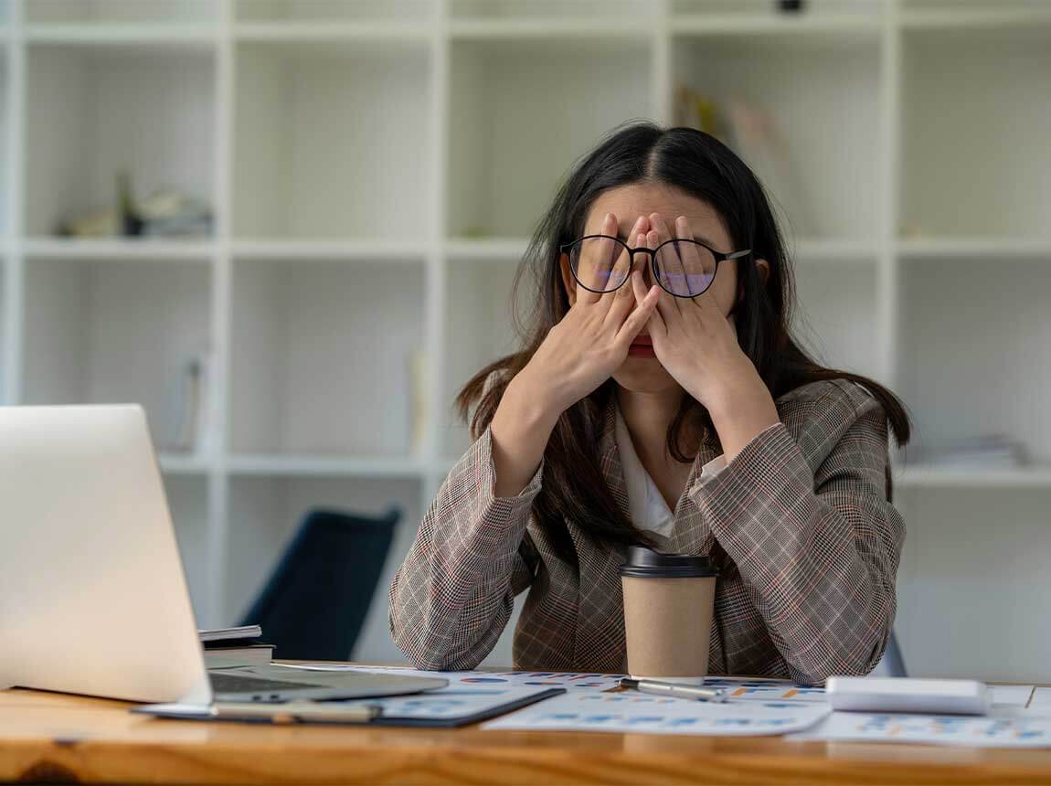 Frau &ndash; Stress