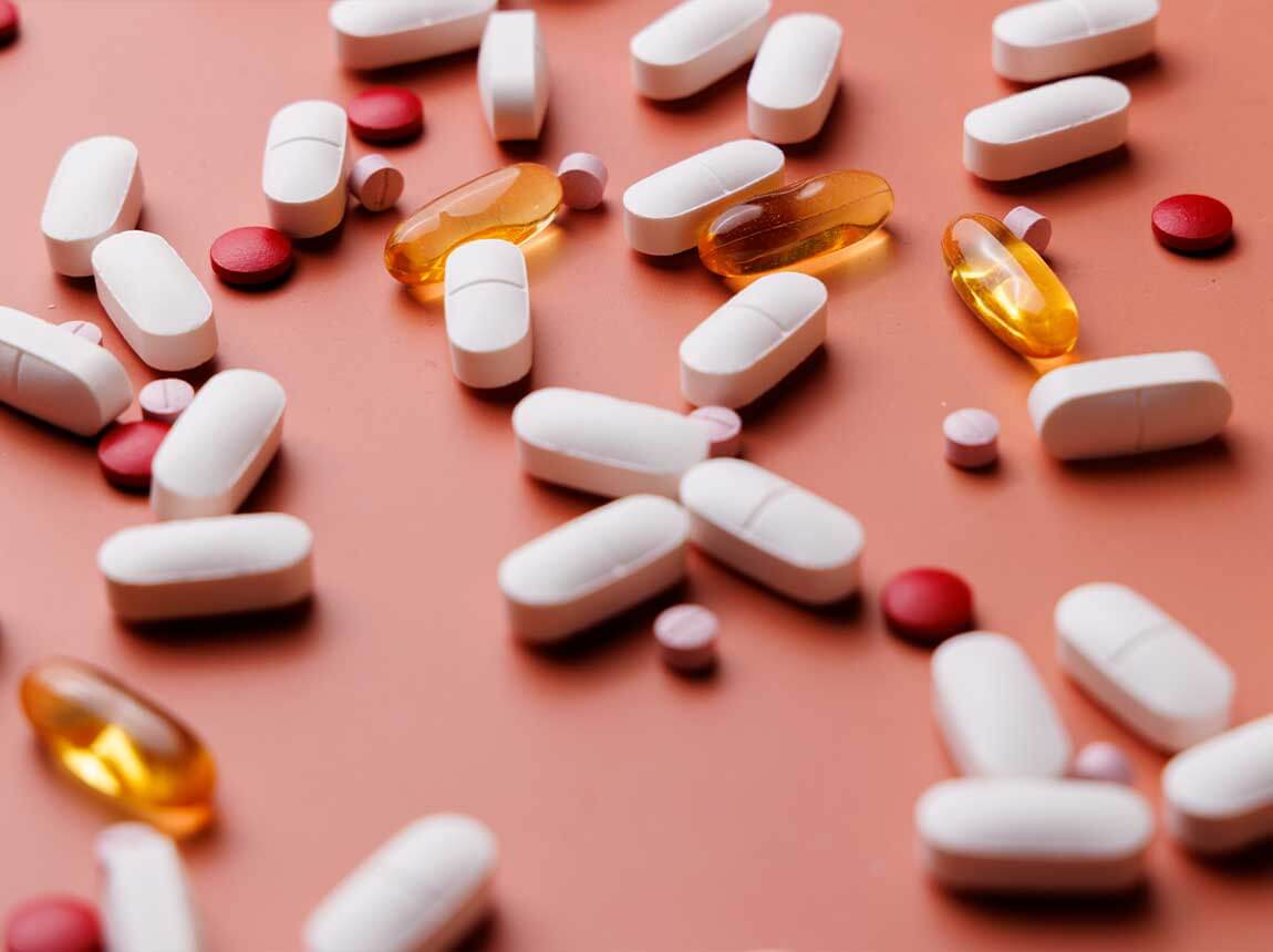 Vitamine und Mineralstoffe in Tablettenform