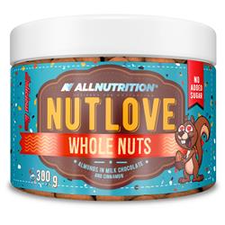 NUTLOVE WHOLENUTS - Mandeln in Milchschokolade mit Zimt
