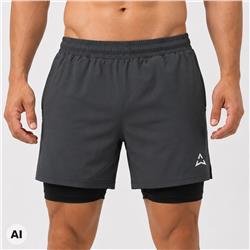 Runner Shorts 2-in-1 GRAPHITE