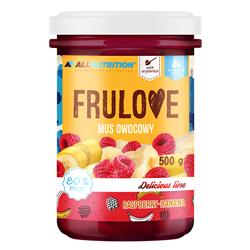 FRULOVE MOUSSE AUS HIMBEEREN UND BANANEN