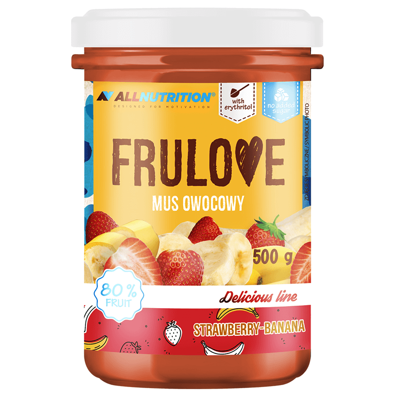 ALLNUTRITION FRULOVE MOUSSE AUS ERDBEEREN UND BANANEN