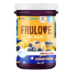 FRULOVE MOUSSE AUS HEIDELBEEREN UND BANANEN