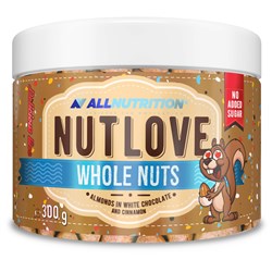 Nutlove Wholenuts - Mandeln in weißer Schokolade mit Zimt