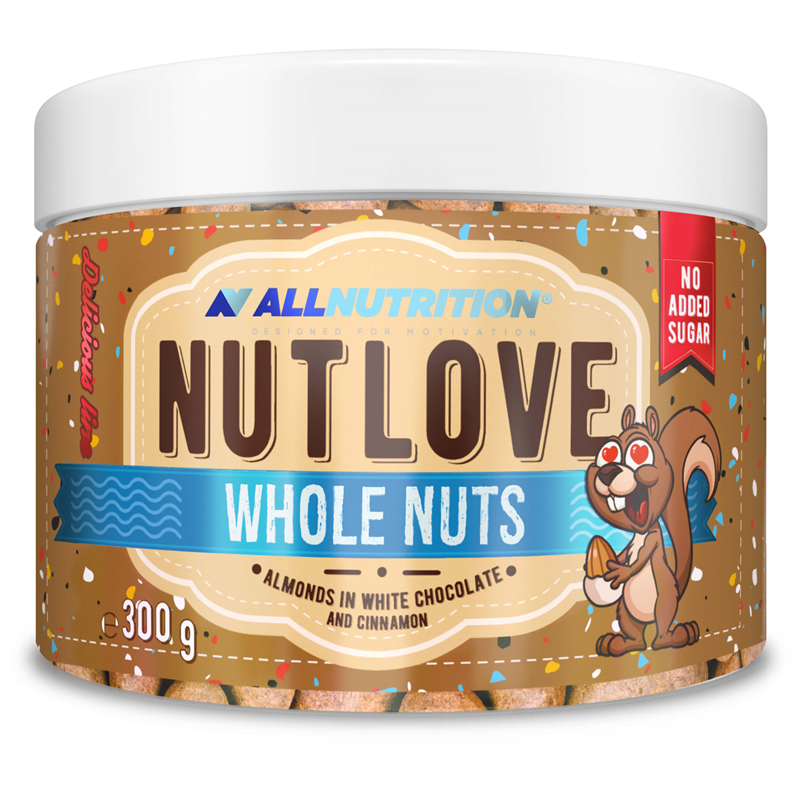 ALLNUTRITION Nutlove Wholenuts - Almonds In White Chocolate And Cinnamon
