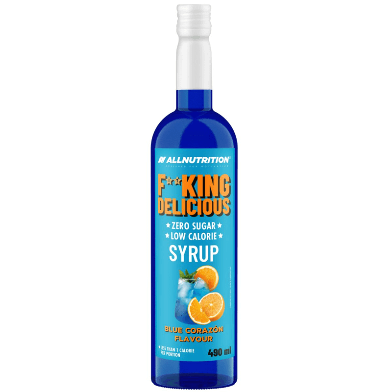 ALLNUTRITION Fitking Delicious Syrup Zero Blue Corazon