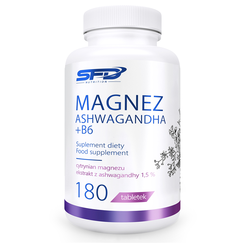SFD NUTRITION Magnez Ashwagandha + B6