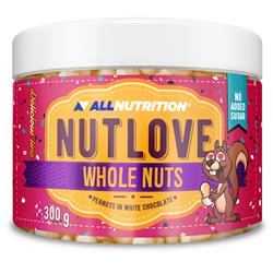 NUTLOVE WHOLENUTS - Erdnüsse in weißer Schokolade
