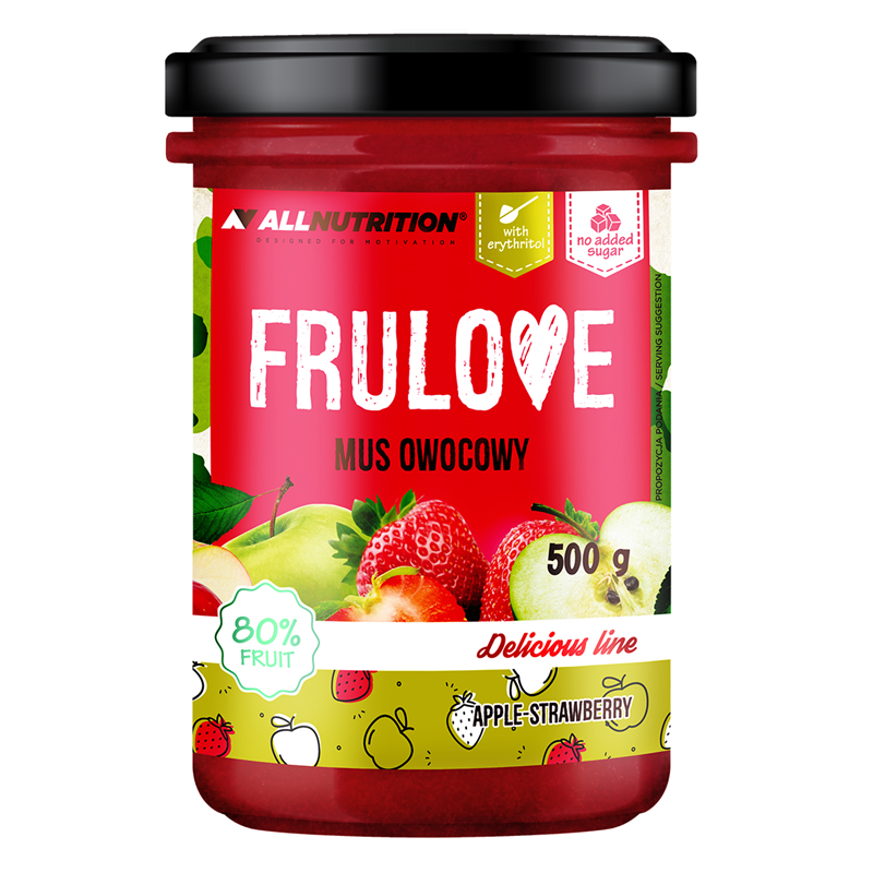 ALLNUTRITION FRULOVE FRUCHTMOUSSE APFEL-ERDBEERE